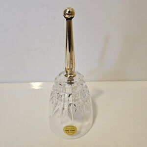 Princess House 24% Genuine Lead Crystal Dinner Bell Made in France Vintage